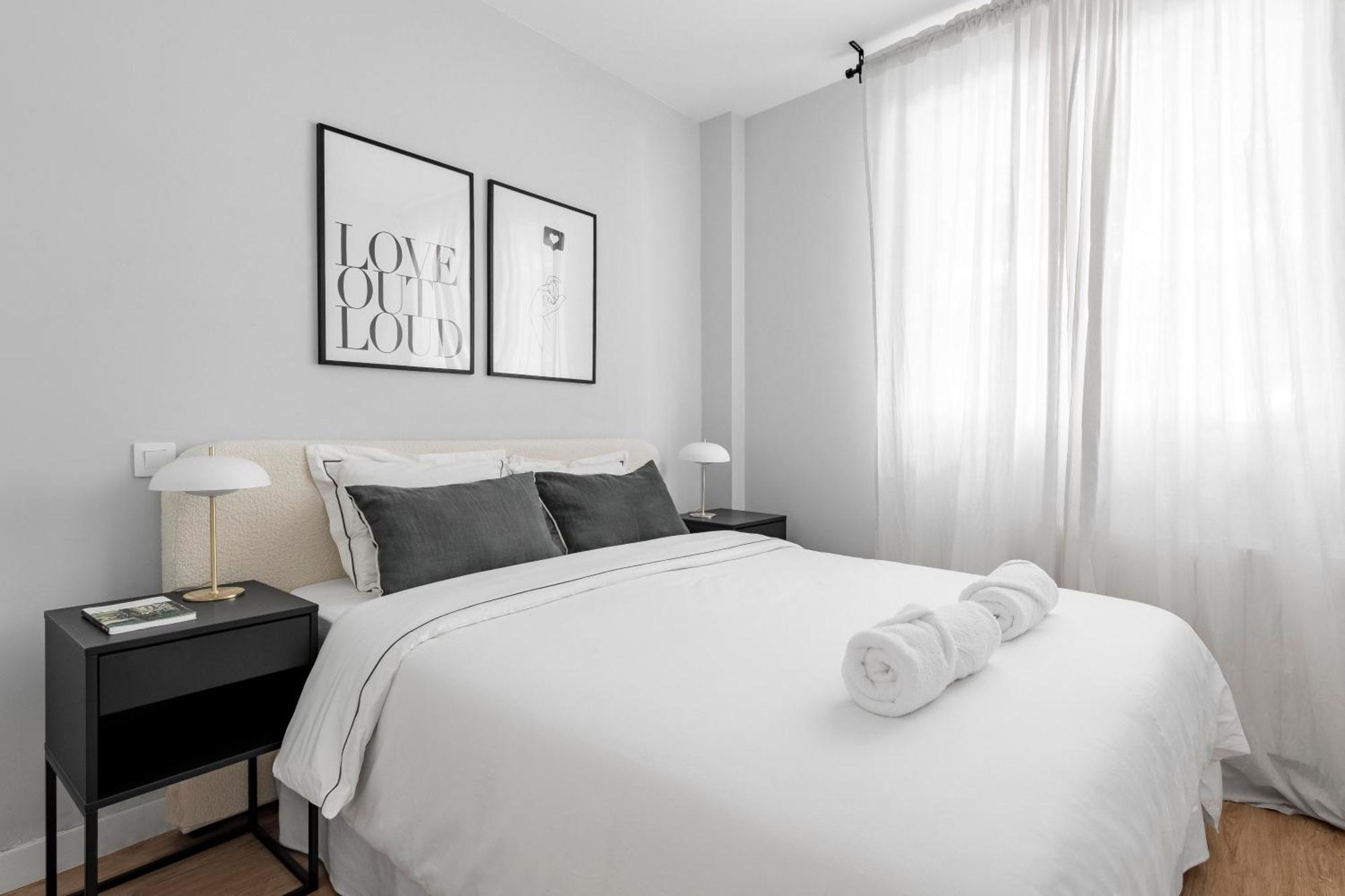 Cozy 2 Bedroom Apartment With Patio Madri Exterior foto